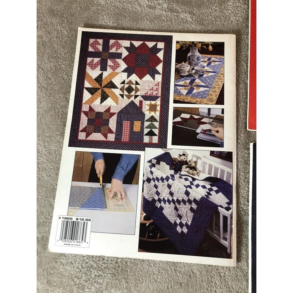 Lot of 9 Quilting Quilt Block Patterns Designs Books Uncut Beginners To Advanced